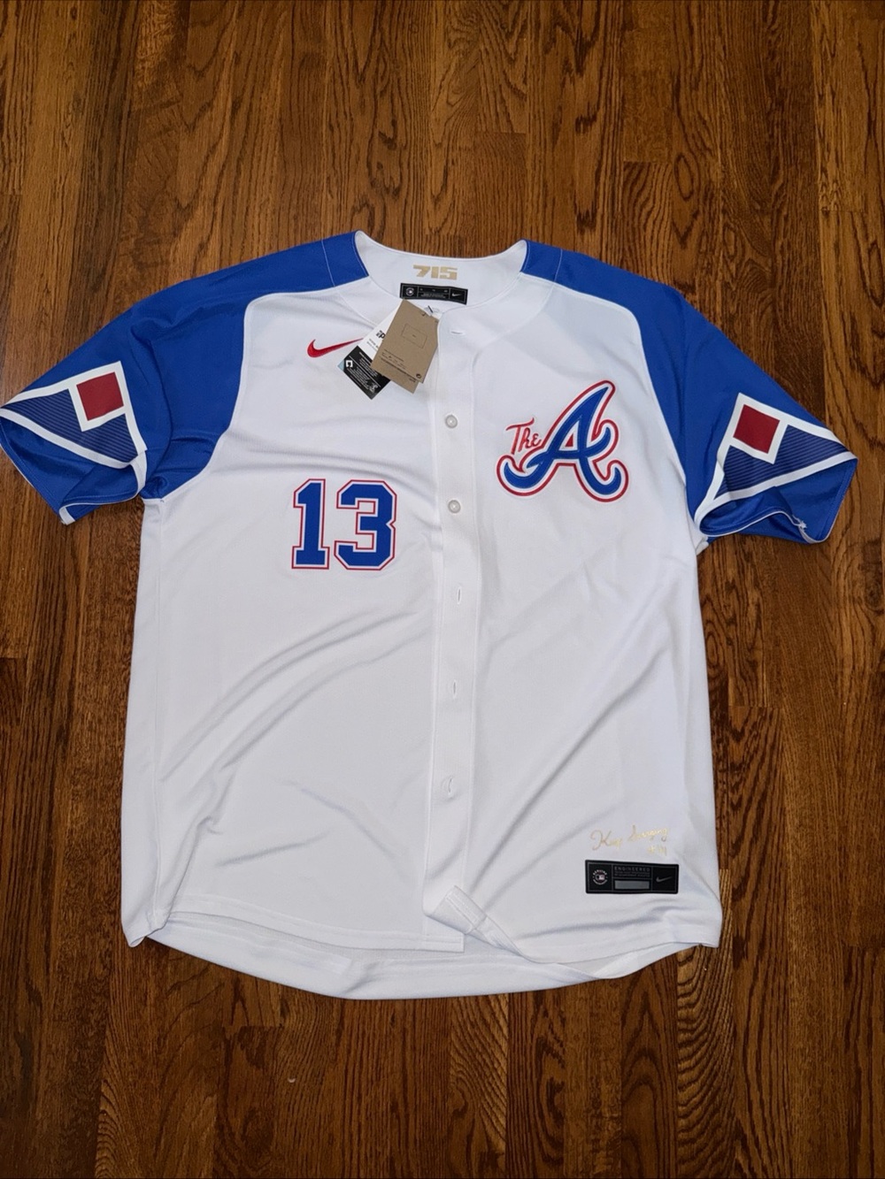 Nike Atlanta Braves City Connect Ronald Acuña Jr #13 MLB Jersey Men’s XL